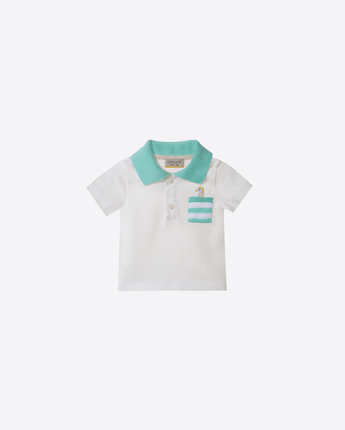 GENSAMI Abbigliamento e accessori VERDE ACQUA / 12M T-SHIRT CON CAVALLUCCIO MARINO