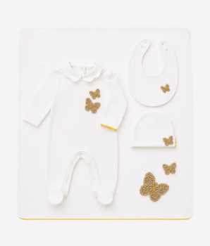 GENSAMI SET NEONATA BIANCO / 3M SET COMPLETO