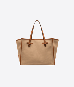 GIANNI CHIARINI BORSA CORDA/CUOIO / UNI BORSA SHOPPING MARCELLA FORMATO LARGE