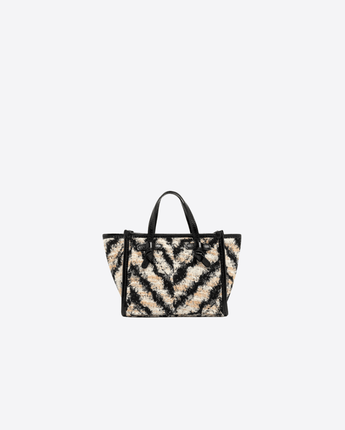 GIANNI CHIARINI BORSA NERO/BIANCO / UNI BORSA MISS MARCELLA