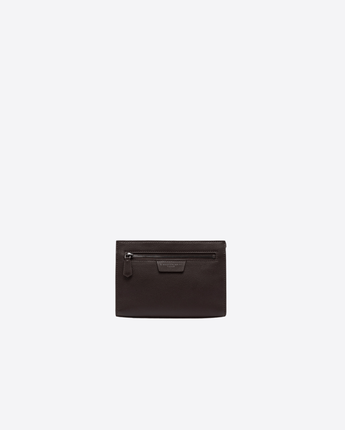 GIANNI CHIARINI POCHETTE TESTA DI MORO / UNI POCHETTE FLORENCE IN PELLE MARTELLATA
