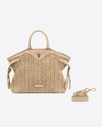 GIANNI CHIARINI UNI BORSA CLAUDETTE IN PAGLIA SABBIA GIANNI CHIARINI