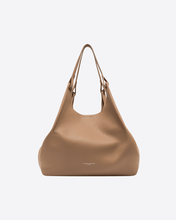 GIANNI CHIARINI UNI BORSA DUA MAXI IN PELLE CLAY GIANNI CHIARINI