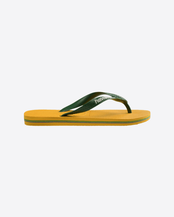 HAVAIANAS SANDALI YELLOW / 39/40 HAVAIANAS BRASIL LOGO