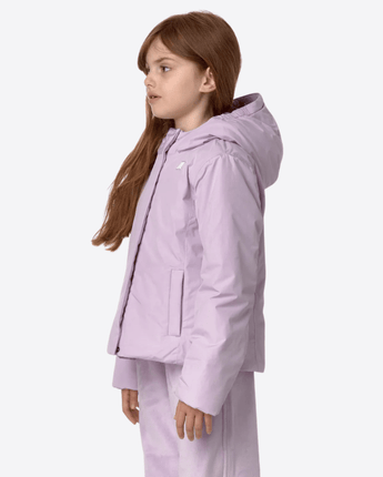 K-WAY Abbigliamento e accessori P. LILY SOFT TOUCH MARMOTTA VIOLET LT LILAC-GREY GOAT