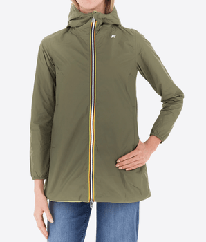 K-WAY VERDE OLIVA LILY PLUS.2 REVERSIBLE