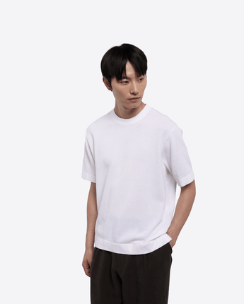 KANGRA MAGLIA BIANCO / 48 MAGLIA GIROCOLLO A MANICA CORTA PUNTO PLURIBALL