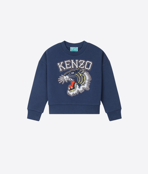 KENZO Abbigliamento e accessori 12A FELPA RICAMATA IN COTONE