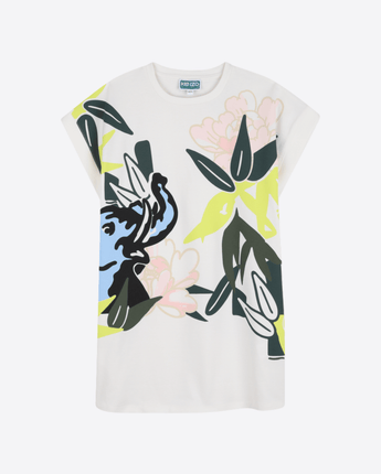 KENZO ABITO SENZA MANICHE CON STAMPA 10 e 12 ANNI KENZO KIDS