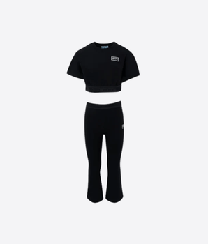 KENZO PANTALONE NERO / 8A COMPLETO KENZO CON LOGO