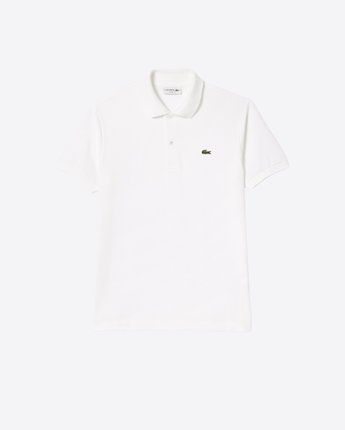 LACOSTE Abbigliamento e accessori BIANCO / 3-S Polo dal taglio classico in piqué L.12.12 Original
