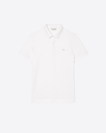 LACOSTE Abbigliamento e accessori BIANCO / 3-S Polo regular fit in piqué elasticizzato Paris