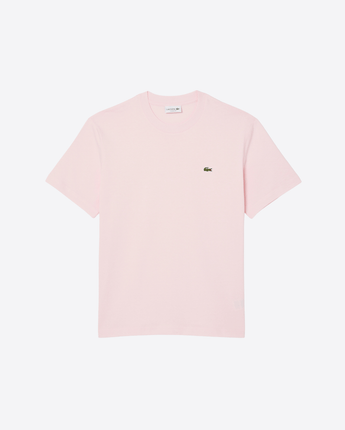 LACOSTE Abbigliamento e accessori ROSA CHIARO / 3-S T-shirt in cotone