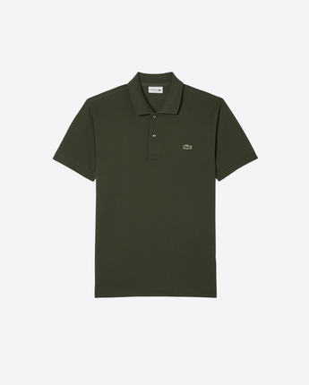 LACOSTE Abbigliamento e accessori VERDE KAKI / 3-S Polo dal taglio classico in piqué L.12.12 Original