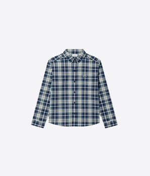 LACOSTE CAMICIA CAMICIA CON MOTIVO SCOZZESE