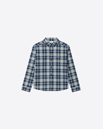 LACOSTE CAMICIA CAMICIA CON MOTIVO SCOZZESE