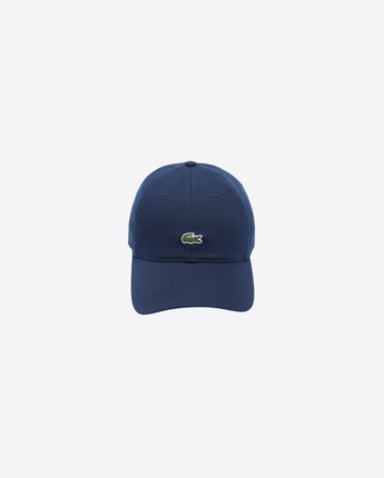 LACOSTE CAPPELLO BLU / UNI CAPPELLINO IN TWILL DI COTONE