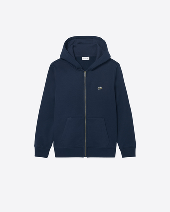 LACOSTE FELPA FELPA CON ZIP UNISEC IN TESSUTO FELPATO SPAZZOLATO