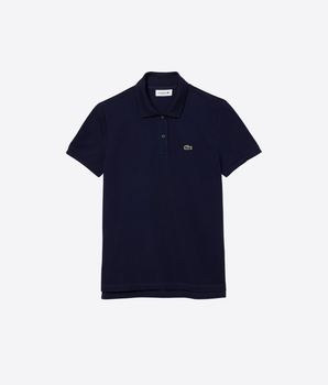 LACOSTE POLO BLU / 34 POLO REGULAR FIT IN MORBIDO PETIT PIQUÉ