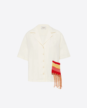 LANEUS CAMICIA CAMICIA CROP CANCUN LANEUS