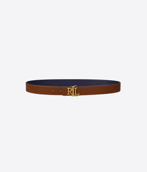 LAUREN RALPH LAUREN Abbigliamento e accessori CINTURA DOUBLE-FACE MARTELLATA CON LOGO