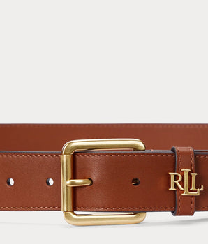 LAUREN RALPH LAUREN Abbigliamento e accessori LAUREN RALPH LAUREN | CINTURA IN PELLE CON LOGO SUL PASSANTE