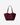 LAUREN RALPH LAUREN BORSA BURGUNDY / UNI TOTE TASHA PICCOLA IN PELLE SCAMOSCIATA