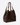 LAUREN RALPH LAUREN BORSA MARRONE SCURO / UNI TOTE TASHA GRANDE IN CUOIO NAPPA