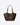 LAUREN RALPH LAUREN BORSA MARRONE SCURO / UNI TOTE TASHA PICCOLA IN CUOIO NAPPA