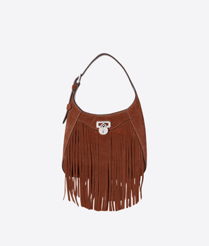 LAUREN RALPH LAUREN BORSA TAN / UNI BORSA A MANO RL FRINGE TRIM
