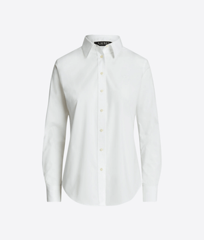 LAUREN RALPH LAUREN CAMICIA CAMICIA IN COTONE STRETCH ANTI-GRINZE