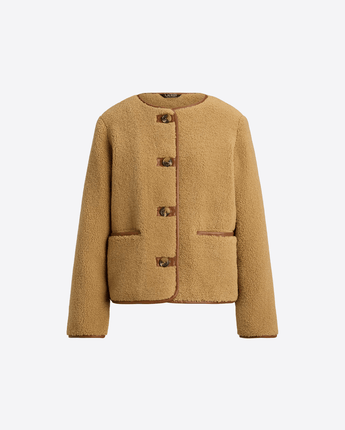 LAUREN RALPH LAUREN GIACCA GIACCA TEDDY IN PELLICCIA ECOLOGICA