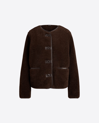 LAUREN RALPH LAUREN GIACCA GIACCA TEDDY IN PELLICCIA ECOLOGICA