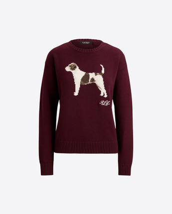 LAUREN RALPH LAUREN MAGLIA MAGLIA IN COTONE CON INTARSI