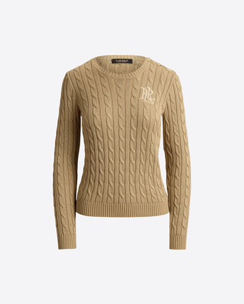 LAUREN RALPH LAUREN MAGLIA MAGLIA LAVORATA A TRECCE CON BOTTONI