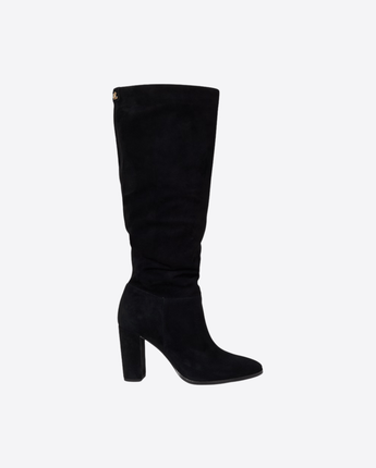 LAUREN RALPH LAUREN SCARPE NERO / 3.5/36.5 ARTIZAN IN CAMOSCIO