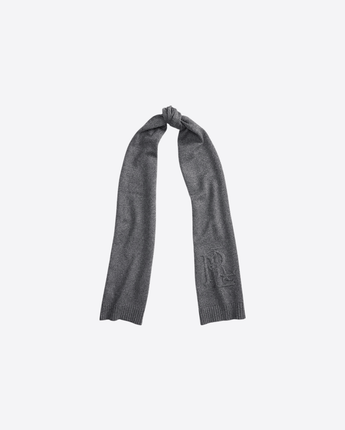 LAUREN RALPH LAUREN SCIARPA ANTRACITE / UNI SCIARPA IN MAGLIA CON LOGO RICAMATO