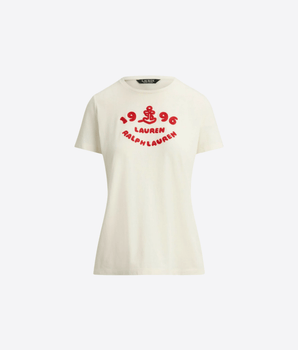 LAUREN RALPH LAUREN T-SHIRT T-SHIRT CON LOGO RICAMATO