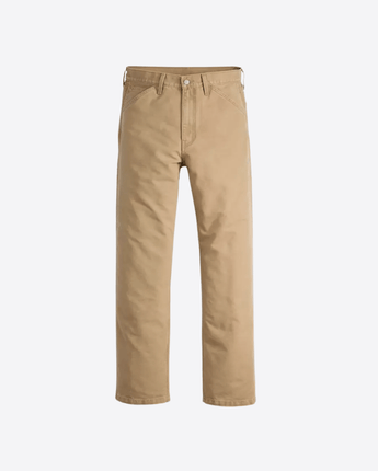 LEVI'S BEIGE / 30 568™ JEANS DA UOMO LARGHI E DRITTI CARPENTER