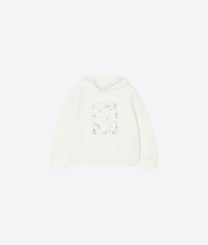 LIU JO FELPA FELPA CON CAPPUCCIO E STRASS