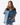 LIU JO GILET GILET IN DENIM CON DETTAGLI TEDDY