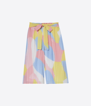 LIU JO PANTALONI PANTALONI IN CREPE PLISSÉ