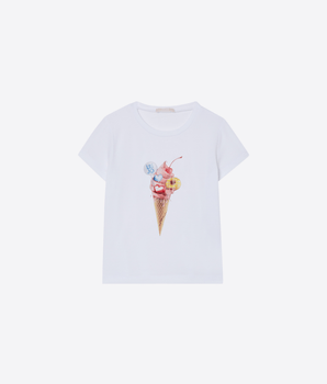 LIU JO T-SHIRT T-SHIRT CON STAMPA