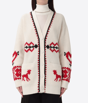 LIVIANA CONTI GIACCA POMICE / XS CARDIGAN DI LANA E CASHMERE LIVIANA CONTI
