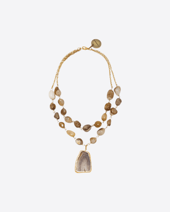 MALIPARMI Abbigliamento e accessori AMBRA / UNI COLLANA STONE CHAIN