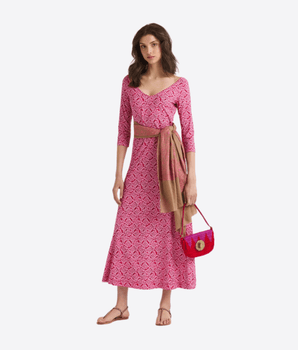 MALIPARMI Abbigliamento e accessori ROSA / 42 ABITO SUMMER CORAL