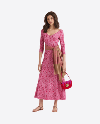 MALIPARMI Abbigliamento e accessori ROSA / 42 ABITO SUMMER CORAL