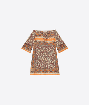 MALIPARMI ABITO ABITO CORTO SUNSET PAISLEY