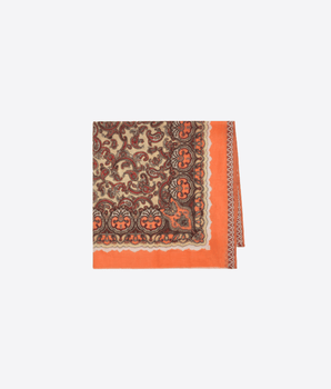 MALIPARMI FOULARD ARANCIO / UNI FOULARD COLLECTION PRINT