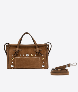 MARCELLA UNI BORSA MARCELLA JOY CON BORCHIE CARAMEL